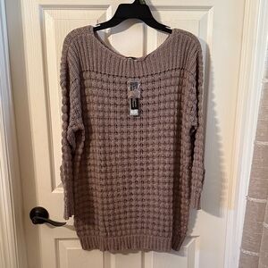 Women's Apt.9 Taupe Sweater-NWT